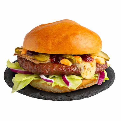Cheesy Christmas - Burger Matterhorn (vegetarisch)