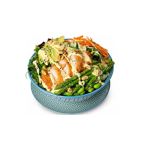 Yoko Poke Bowl Spargel Hähnchen