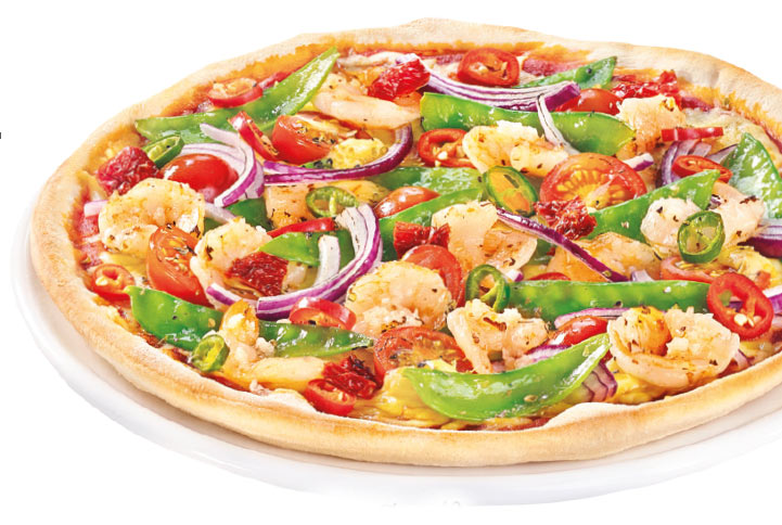 Pizza Tiger Prawns