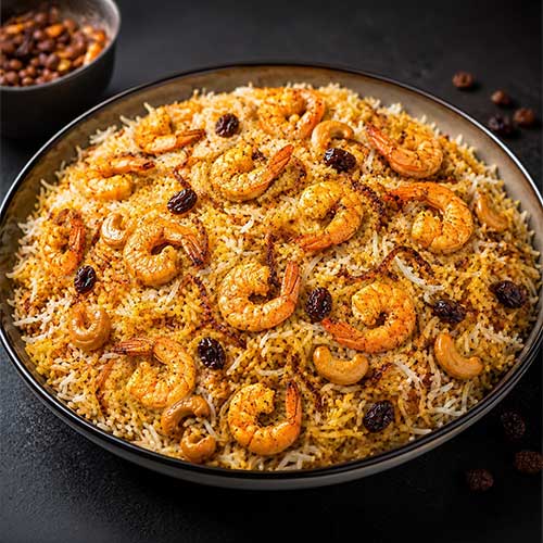 Shrimps Biryani
