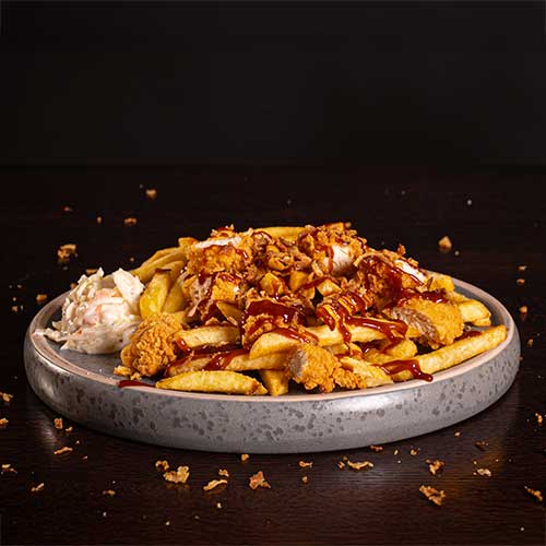 BBQ Pommes frites Bowl
