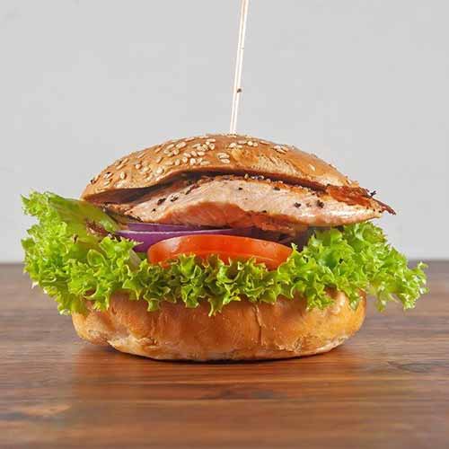 Lachs Burger, 120 g