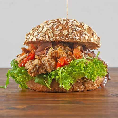 Pulled Chicken Burger, 150 g