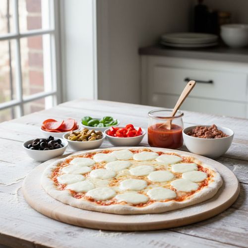 Pizza zusammenstellen