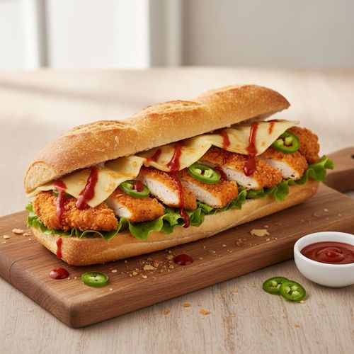 Croque Spicy Crispy Chicken