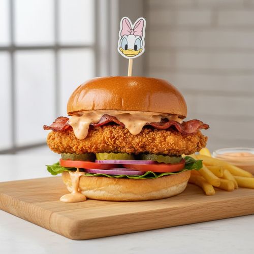 Burger Daisy Duck