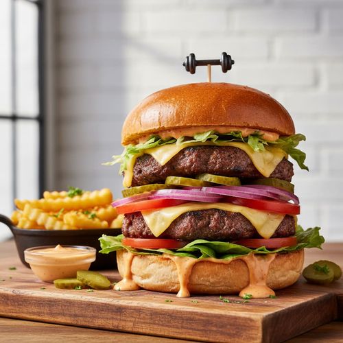 Burger XXL Arnold Schwarzenegger, 375 g