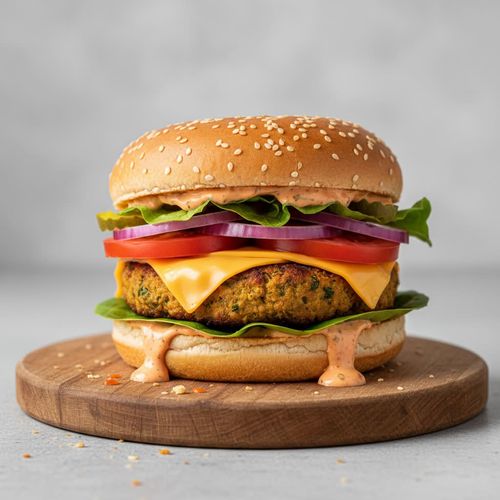 Burger Sir David Attenborough (vegetarisch)