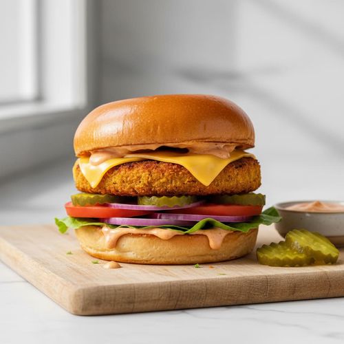 Crispy Burger Luisa Neubauer (vegetarisch)