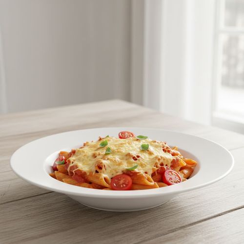 Penne mit saftigen Tomaten