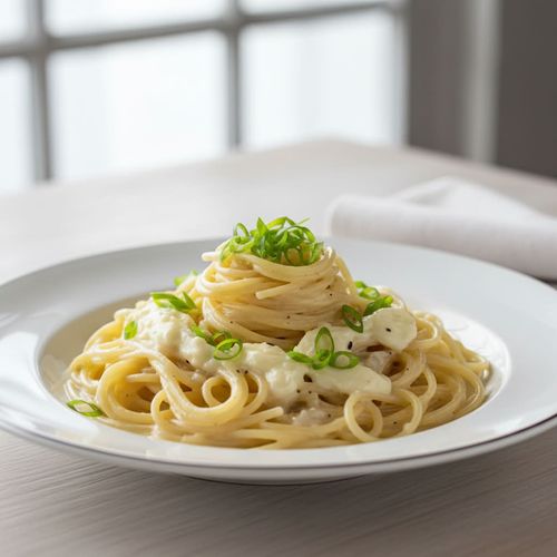 Spaghetti mit verschiedenem Käse