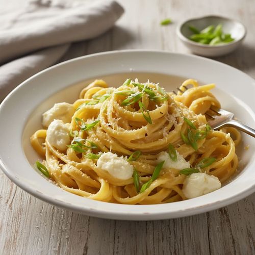 Tagliatelle mit verschiedenem Käse