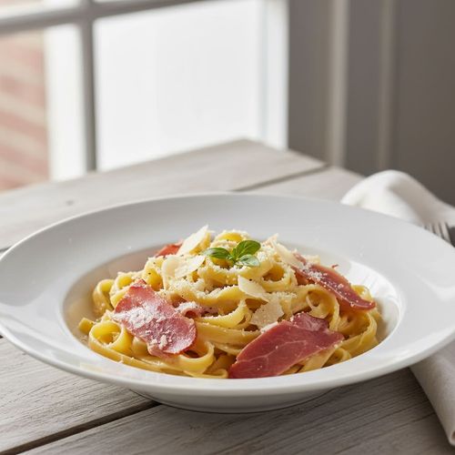 Tagliatelle Schinken