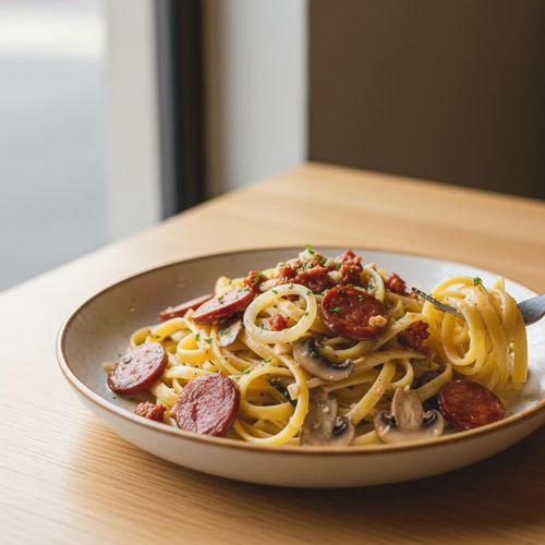 Tagliatelle Chorizo