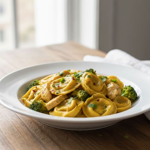 Tortellini alla Curry Chicken (scharf)