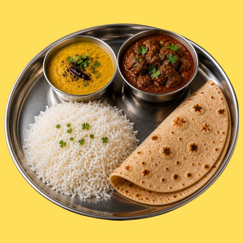 Lamb Thali Menü