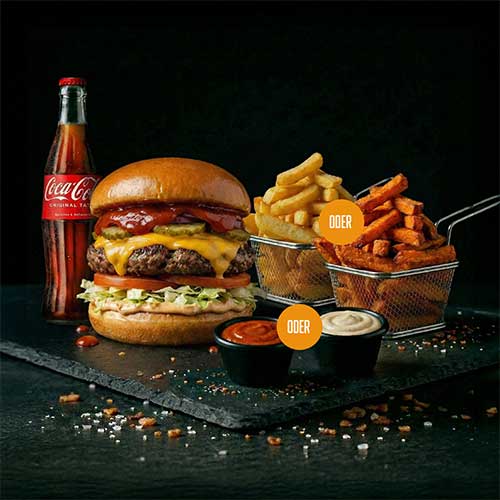 Cheeseburger Menü, 150 g
