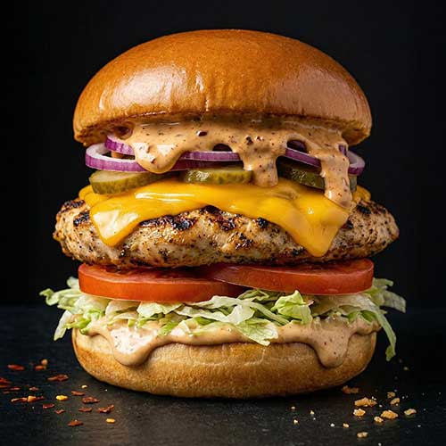 Grilled Chicken Burger, 150 g