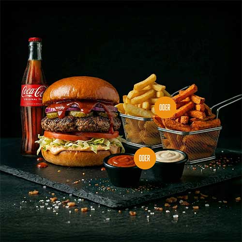 Hamburger Menü, 150 g