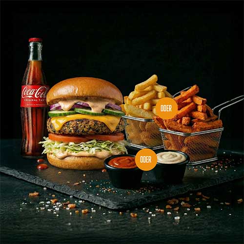 Veggie Burger Menü