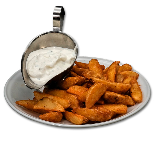 Portion Kartoffelspalten