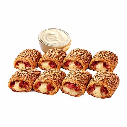 Mehrkornbrötchen gefüllt mit Käse, 8 Stück
