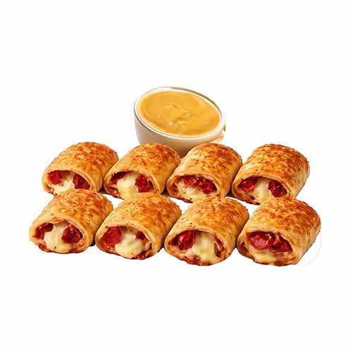 Pizzabrötchen gefüllt mit Käse, 8 Stück