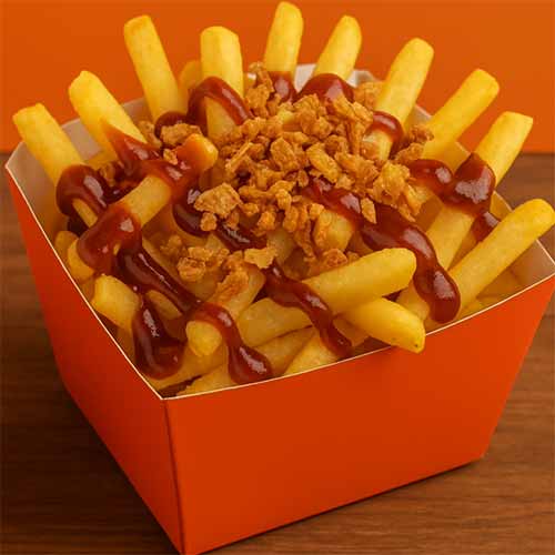 BBQ-Pommes frites (vegetarisch)