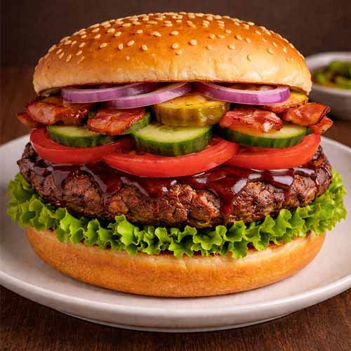 BBQ-Bacon Burger, 125 g
