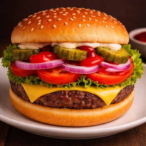 Cheeseburger, 125 g