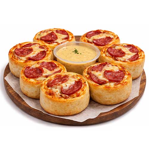 Rollis mit pikanter Salami, 8 Stück