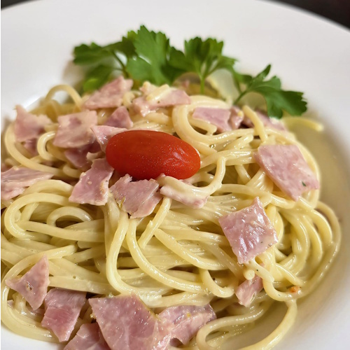 Pasta Schinken-Sahne