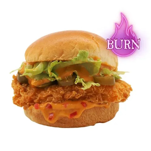Premium Chicken Burger Hot (scharf)