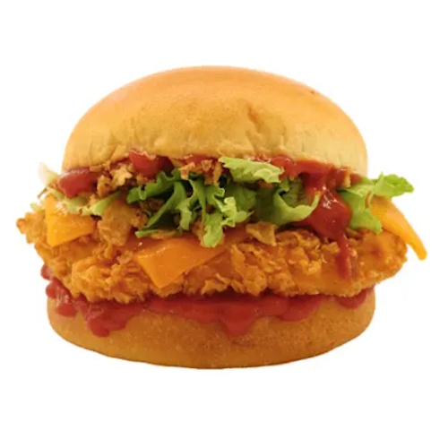 Premium Chicken Burger Say Cheese