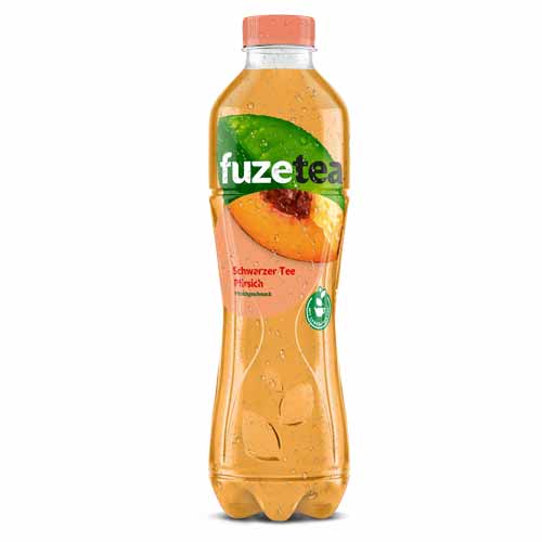 Fuze Tea Schwarzer Tee Pfirsich, 1 l