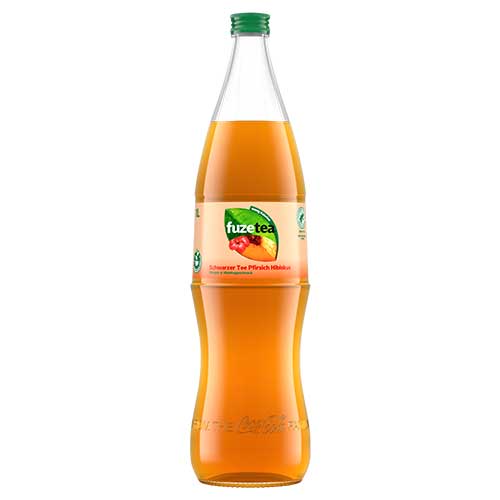 Fuze Tea Schwarzer Tee Pfirsich, 1 l