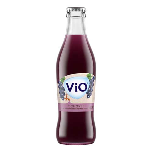 Vio Schorle Johannisbeere, 0,25 l