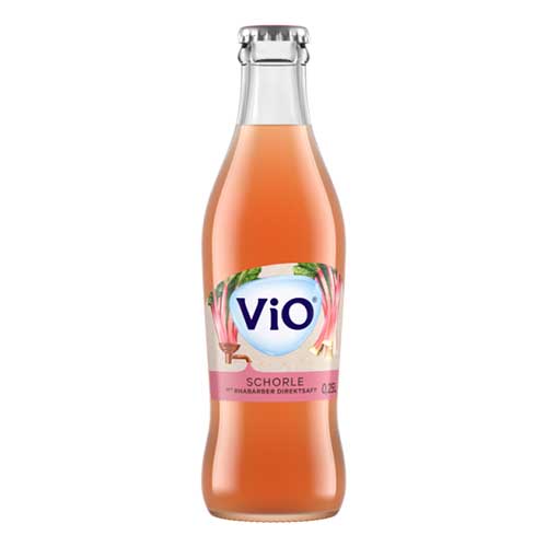 Vio Schorle Rhabarber, 0,25 l