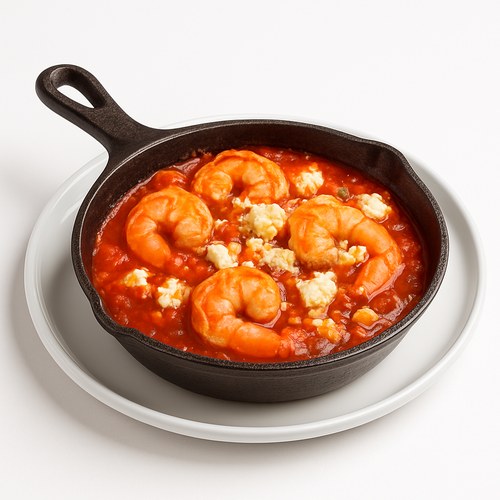 Garnelen Saganaki
