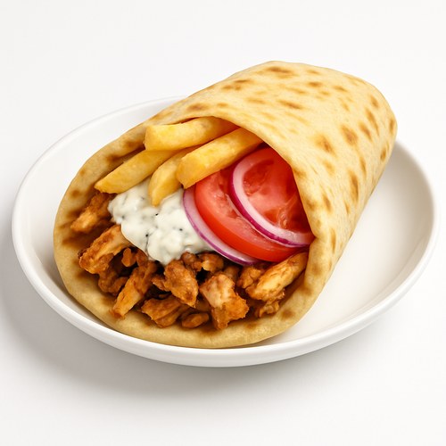 Hähnchen in Pita