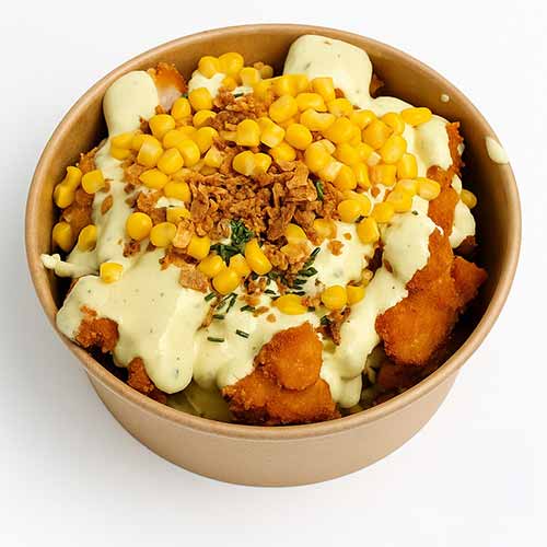 Crispy Chicken Ofenkartoffel