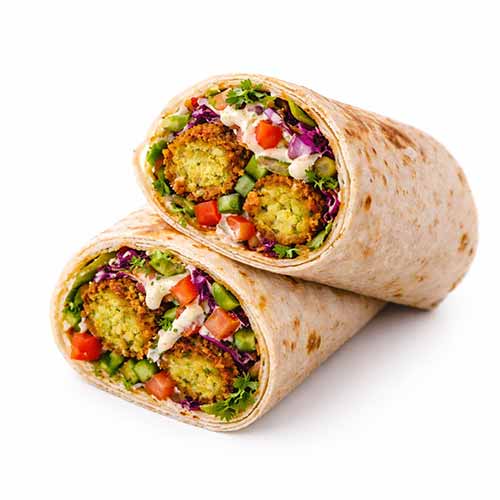 Falafel Hummus Wrap