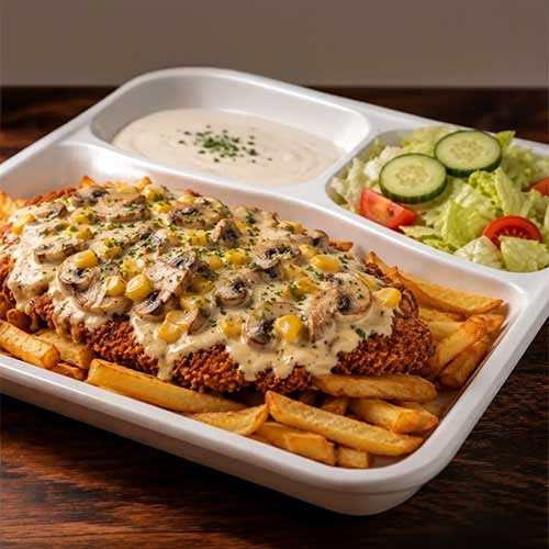 Mushroom Schnitzel