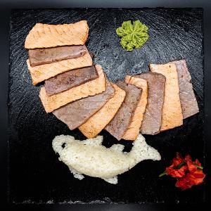 Flamed Sashimi Mix, groß, 12 Stück