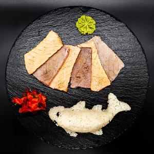 Flamed Sashimi Mix, klein, 6 Stück