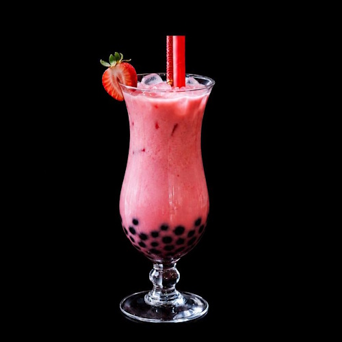 Erdbeer Bubble Tea, 0,4 l