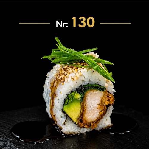 Chicken Teriyaki Inside Out Roll, 8 Stück