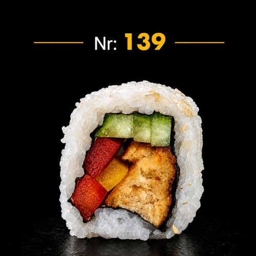 Chicken Vegan Inside Out Roll, 8 Stück