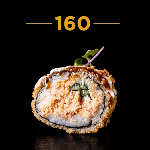 Lachs Tempura Roll, 10 Stück