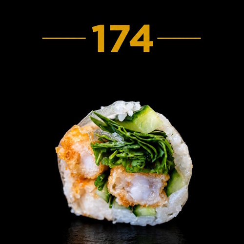 Chili Ebi Tempura Roll (scharf), 8 Stück